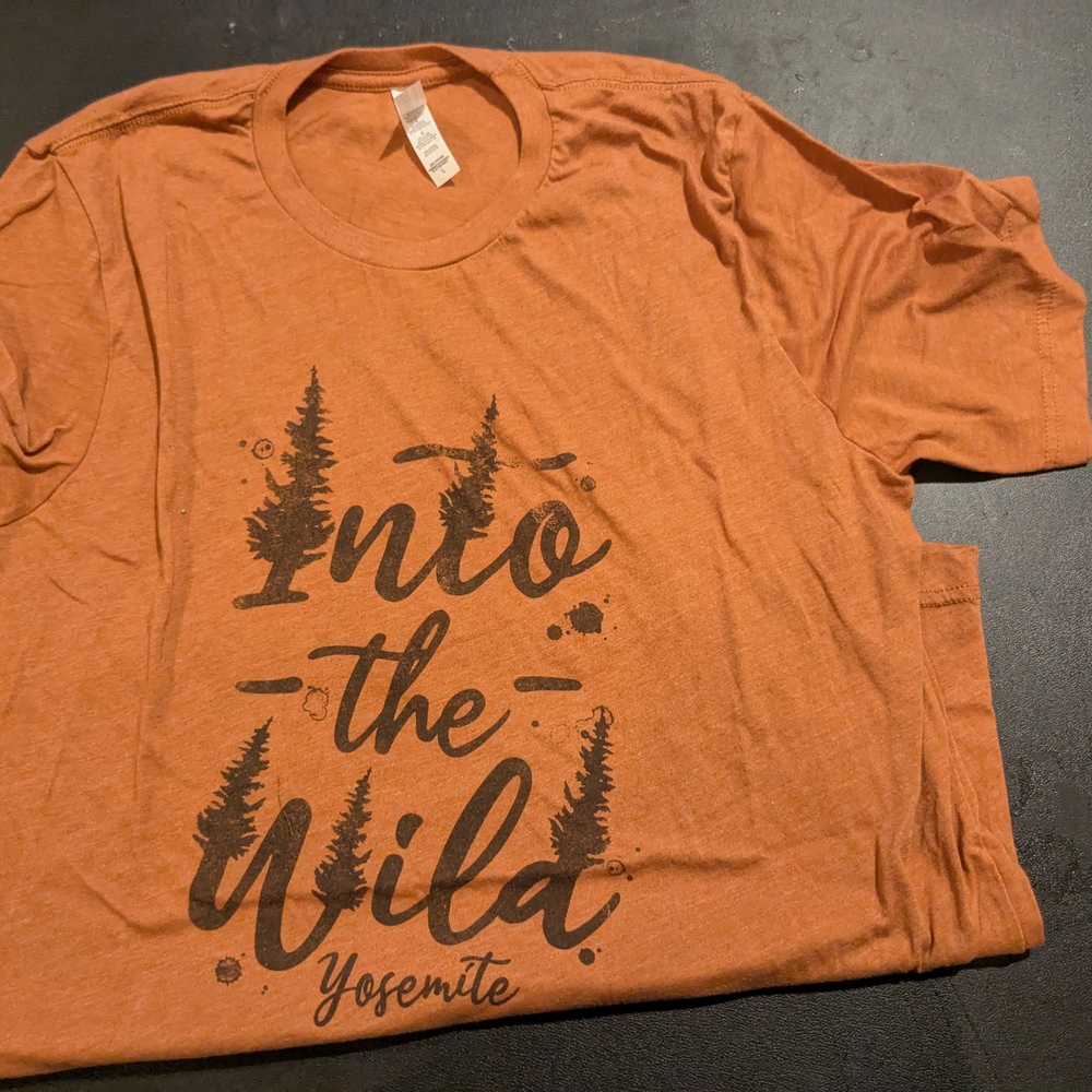 Into the Wild Yosemite Orange T-Shirt